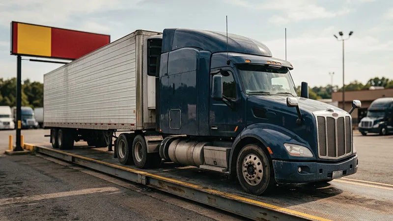 Weigh scale log — Load Cabin trucking app for owner-operators