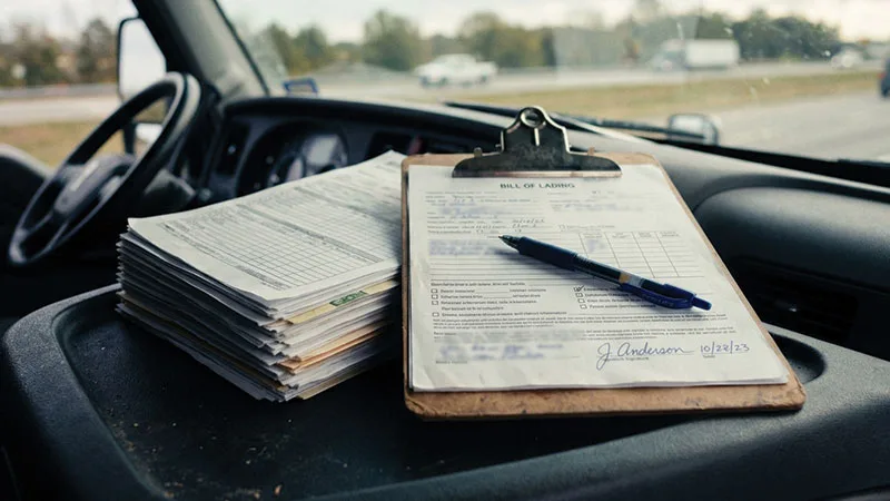 Print-ready PDFs — Load Cabin trucking app for owner-operators